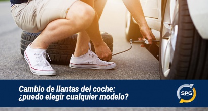 Cambio de llantas del coche: ¿puedo elegir cualquier modelo?