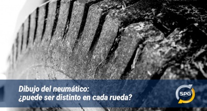 Dibujo del neumático: ¿puede ser distinto en cada rueda?