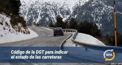 Código de la DGT para indicar estado de las carreteras