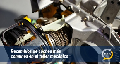 Recambios de coche más comunes en el taller mecánico