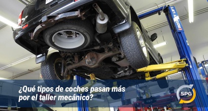 ¿Qué tipos de coches pasan más por el taller mecánico?