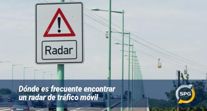 Dónde es frecuente encontrar un radar de tráfico móvil