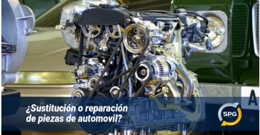 ¿Sustitución o reparación de piezas de automóvil?