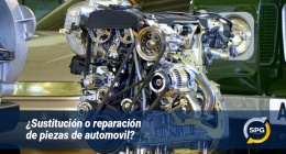 ¿Sustitución o reparación de piezas de automóvil?