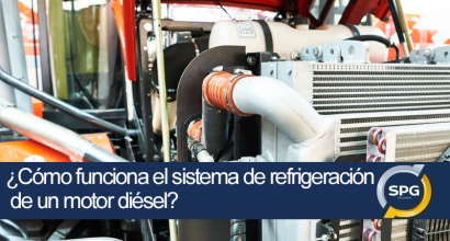 ¿Cómo funciona el sistema de refrigeración de un motor diésel?