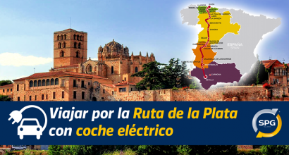 Viajar por la ruta de la plata con coche eléctrico